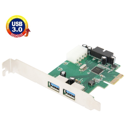 Super Speed PCI-E + 19 Pin Express Card to 2-ports USB 3.0